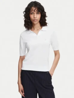 Beverly Hills Polo Club Polo P-SS26W-M550273 Biały Regular Fit