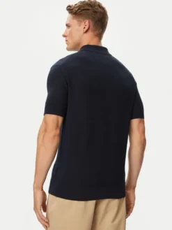 Beverly Hills Polo Club Polo P-SS26M-M7280NVY Granatowy Regular Fit