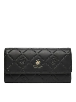 Beverly Hills Polo Club Portfel CEO-BHPC-W1-007-AW26 Czarny