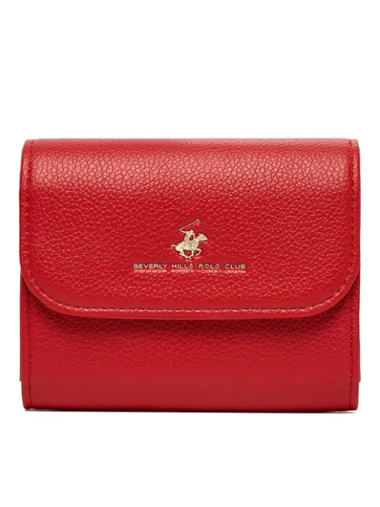 Beverly Hills Polo Club Portfel CWBEO-BHPC-W1-002-SS26 Czerwony