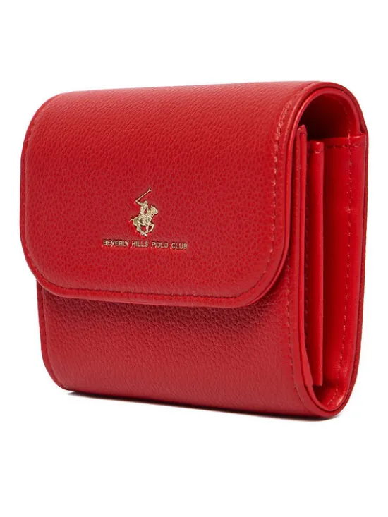 Beverly Hills Polo Club Portfel CWBEO-BHPC-W1-002-SS26 Czerwony
