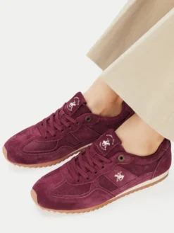 Beverly Hills Polo Club Sneakersy EO-WP40-FC-250104YX Bordowy