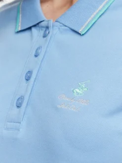Beverly Hills Polo Club Sukienka codzienna P-SS26W-ABP526590-0298 Niebieski Regular Fit