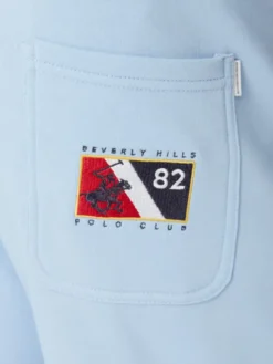 Beverly Hills Polo Club Szorty sportowe M6339B Niebieski jasny Regular Fit