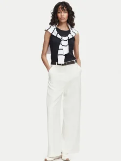 Beverly Hills Polo Club Top P-SS26W-TK550000 Granatowy Regular Fit