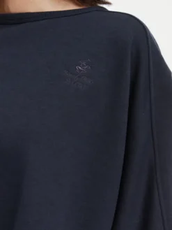 Beverly Hills Polo Club T-Shirt P-SS26W-TS0081 Granatowy Oversize