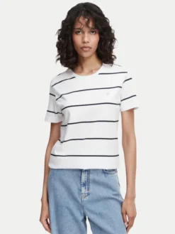 Beverly Hills Polo Club T-Shirt P-SS26W-TS0162 Biały Regular Fit