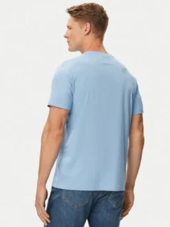 Beverly Hills Polo Club T-Shirt P-SS26M-TS41740 Niebieski Regular Fit
