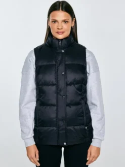 BIG STAR Bezrękawnik PIXANA Czarny Basic Fit