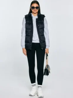 BIG STAR Bezrękawnik PIXANA Czarny Basic Fit
