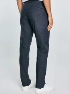 BIG STAR Chinosy MARCOS Niebieski Slim Fit