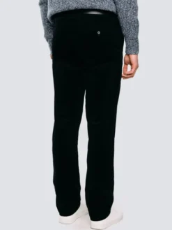 BIG STAR Chinosy TREVIS Czarny Slim Fit