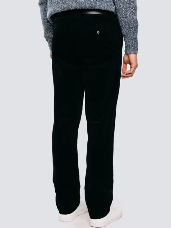 BIG STAR Chinosy TREVIS Czarny Slim Fit