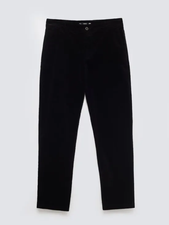 BIG STAR Chinosy TREVIS Czarny Slim Fit