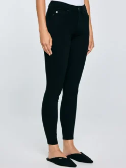 BIG STAR Jeansy MELINDA HIGH WAIST Czarny Skinny Fit