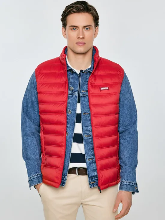 BIG STAR Kamizelka JAXOON Czerwony Basic Fit