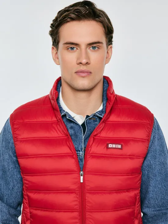 BIG STAR Kamizelka JAXOON Czerwony Basic Fit