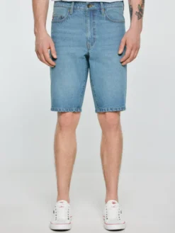 BIG STAR Kurtka jeansowa COLTER Niebieski Regular Fit