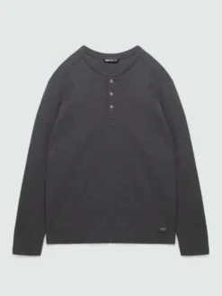 BIG STAR Longsleeve MERRTER Szary Basic Fit