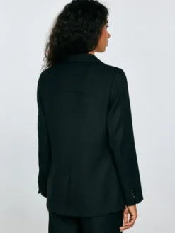 BIG STAR Marynarka EMISA Czarny Slim Fit