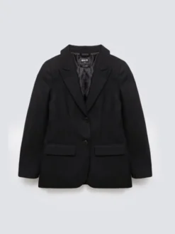 BIG STAR Marynarka EMISA Czarny Slim Fit