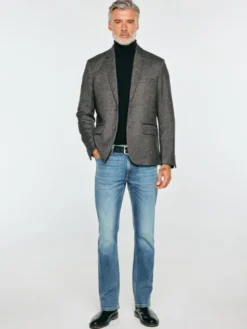 BIG STAR Marynarka JENS Szary Basic Fit