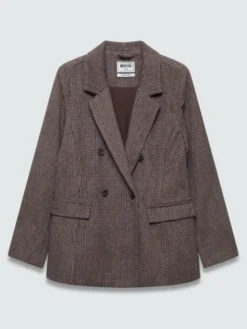 BIG STAR Marynarka ROSEMUNDA Brązowy Slim Fit
