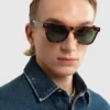 BIG STAR Okulary przeciwsłoneczne MUMER Brązowy
