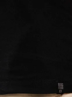 BIG STAR Polo MARKOLINOS Czarny Basic Fit