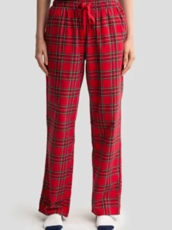 BIG STAR Spodnie piżamowe SENMINIS Czerwony Comfort Fit