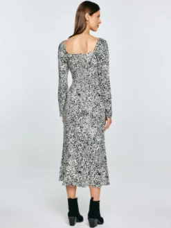 BIG STAR Sukienka codzienna KIARA Czarny Slim Fit