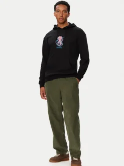 Billabong Bluza Burleigh EBYFT00185 Czarny Relaxed Fit