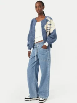 Billabong Jeansy Zonte Denim EBJDP03008 Niebieski Wide Leg