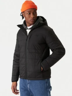 Billabong Kurtka przejściowa Journey Puffer ABYJK00162 Czarny Regular Fit