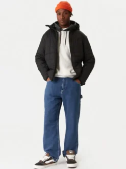 Billabong Kurtka przejściowa Journey Puffer ABYJK00162 Czarny Regular Fit