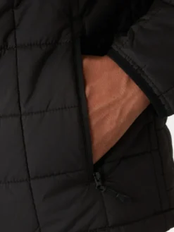 Billabong Kurtka przejściowa Journey Puffer ABYJK00162 Czarny Regular Fit