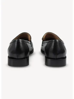 BIZUU Mokasyny MONTEVIE LEATHER LOAFERS Czarny