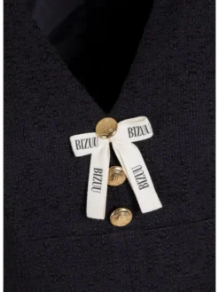 BIZUU Sukienka codzienna TIBA Czarny Standard Fit