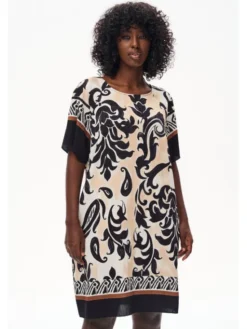 blue shadow Sukienka codzienna Elya 2 Czarny Regular Fit