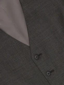 Borgio Kamizelka garniturowa Pertosa Brązowy Slim Fit