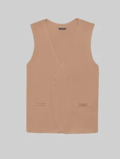 Borgio Kamizelka gussola Beżowy Slim Fit