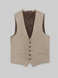 Borgio Kamizelka platania Khaki Slim Fit