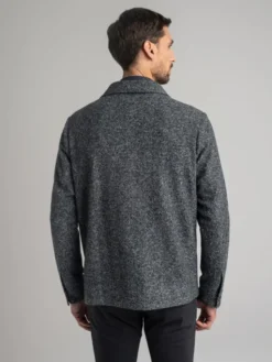 Borgio Koszula orotelli_g Granatowy Classic Fit