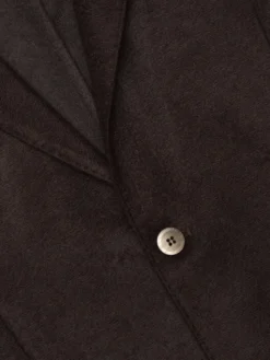 Borgio Marynarka almenno Brązowy Slim Fit