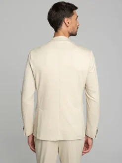 Borgio Marynarka cintano Beżowy Slim Fit