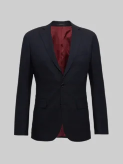 Borgio Marynarka lambrate Granatowy Slim Fit
