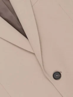 Borgio Marynarka lido Beżowy Slim Fit