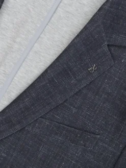 Borgio Marynarka lumarzo Granatowy Slim Fit