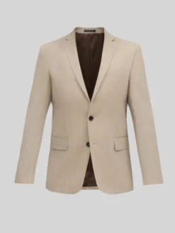 Borgio Marynarka Morgano Beżowy Slim Fit