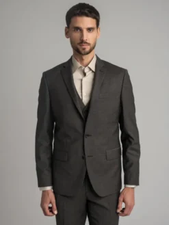 Borgio Marynarka Pertosa Brązowy Slim Fit